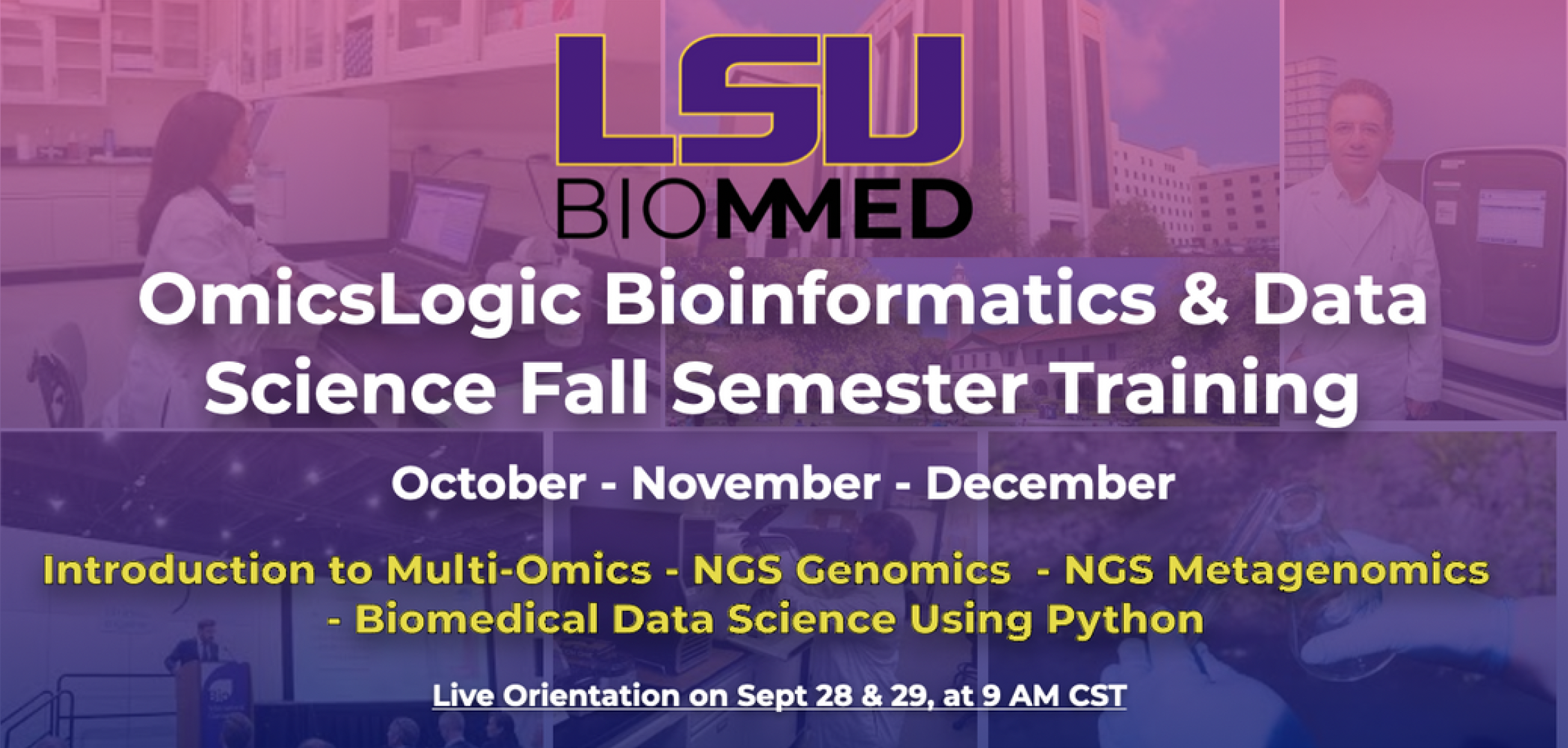 OmicsLogic Bioinformatics & Data Science Fall Semester Training for LBRN students